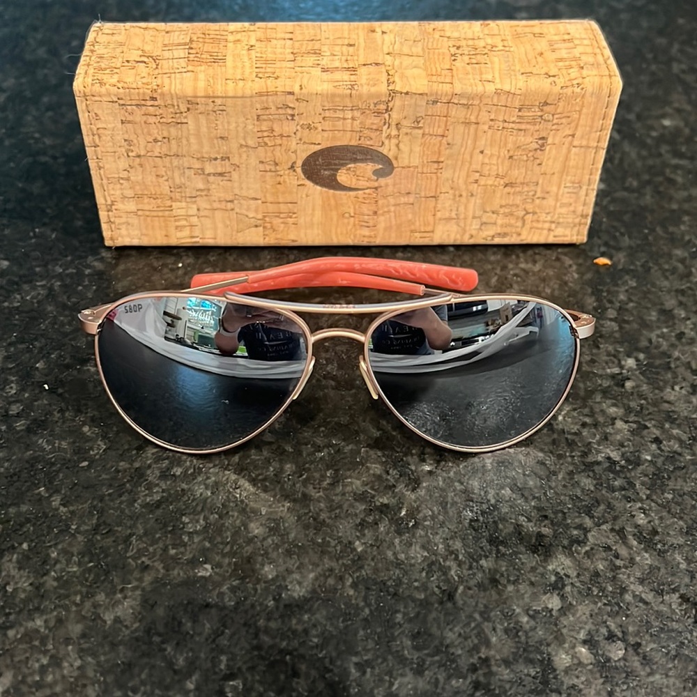 Rose gold Piper female Costa sunglasses
